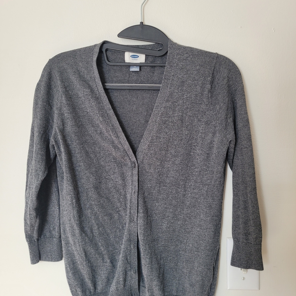 Old Navy Charcoal Women's Cardigan